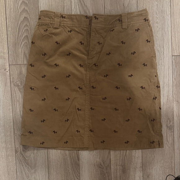 Lilly Pulitzer Dresses & Skirts - Lilly Pulitzer Tan Mini Skirt with Pattern